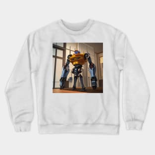 Vintage Futuristic Robot Crewneck Sweatshirt